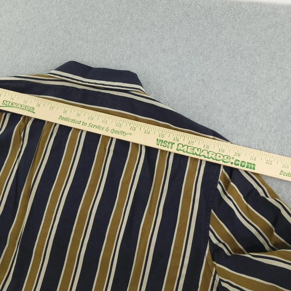 Banana Republic Shirt Mens XL Multicolor Stripe Long Sleeve Button Up Slim Fit